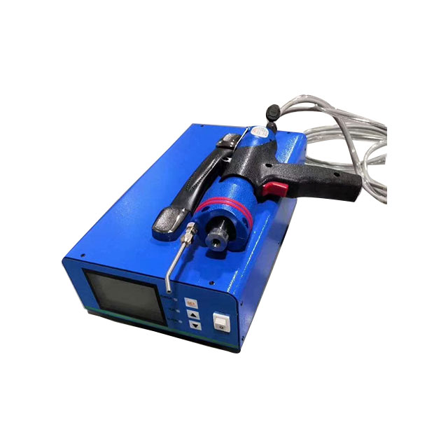 Ultrasonic spot welding handheld welding machine for cleaning feces with non-woven fabric