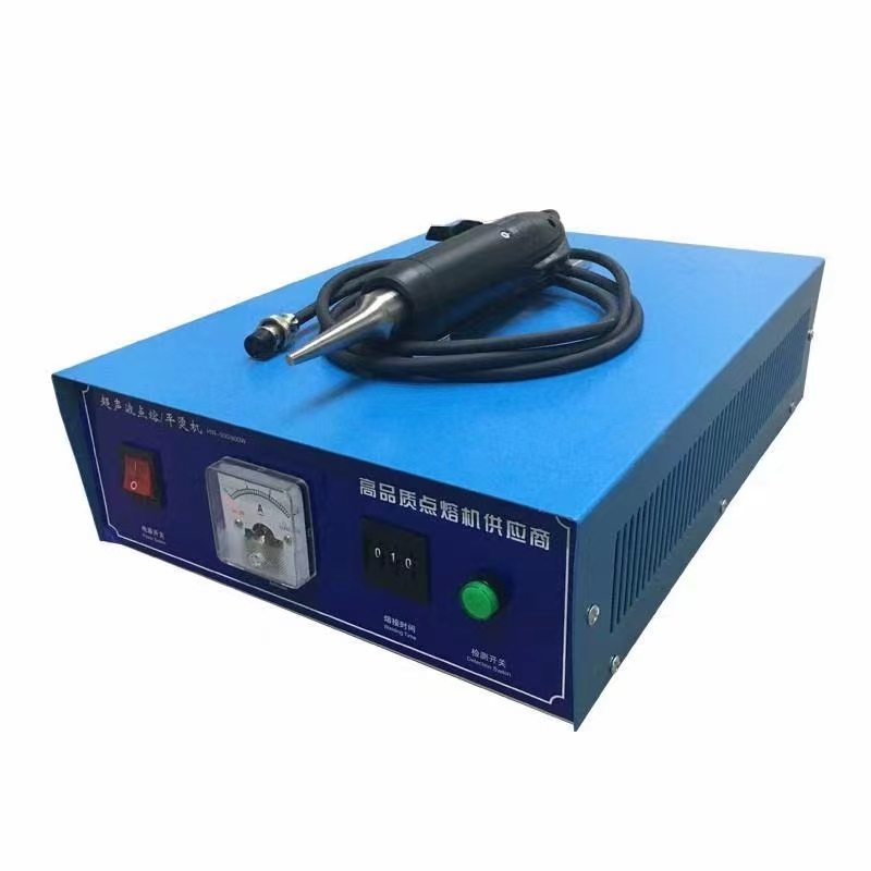 Upper ultrasonic spot welding machine/flat ironing machine