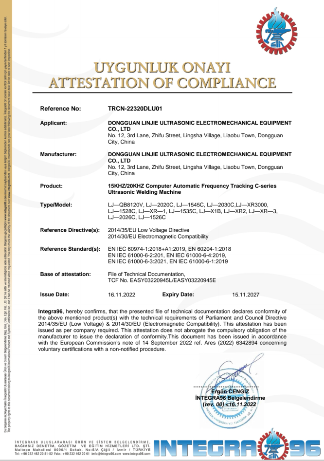 CE certificate